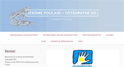 Desktop Screenshot of jeromepoulain-osteopathe.fr