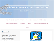 Tablet Screenshot of jeromepoulain-osteopathe.fr